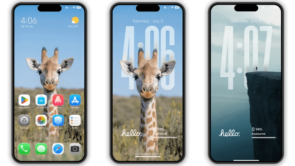 iOS HyperOS Theme, Xiaomi Theme, Redmi Theme, POCO Theme, Free HyperOS Theme